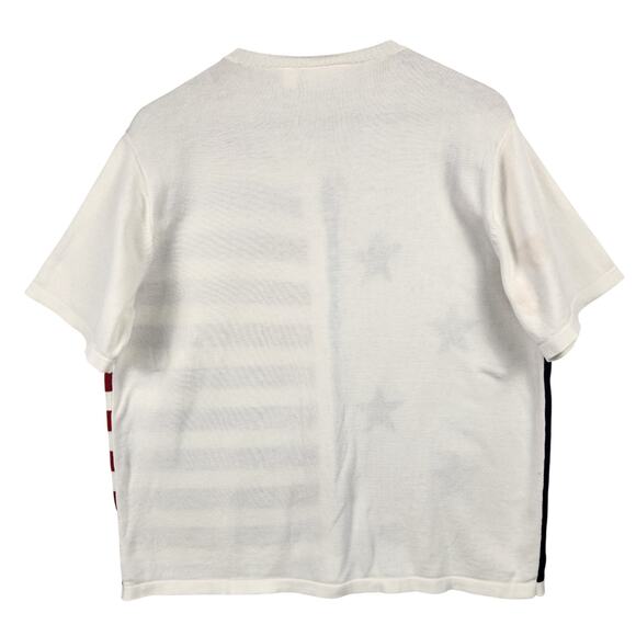 Liz Claiborne Lizsport 100% Cotton Cardigan Womens XL Patriotic VNTG 1970’s - Picture 2 of 14